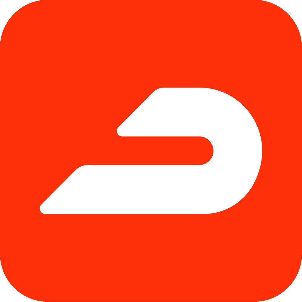 dashdoor logo, a modified version of the DoorDash logo